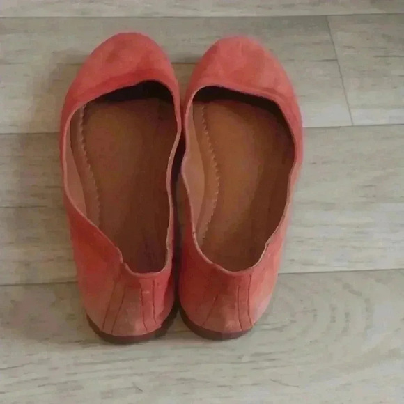 Frye Suede Coral Carson Ballet Flats Size 7 - Picture 3 of 9